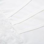 Off-Shoulder Corset Mini Dress with Textured Floral Detail