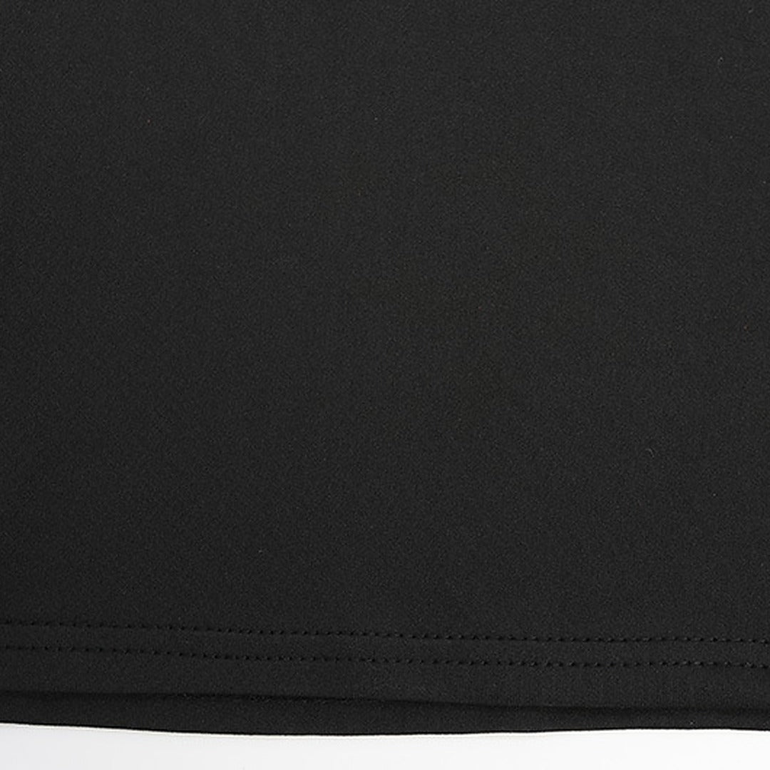 Close-up of a black fabric texture