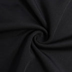 Close-up of black fabric with a visible texture
