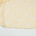 Two-Piece Lace Maxi Skirt Set with Crop Top