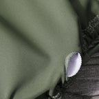 Olive Green Triangle Bikini Set with Metal Details