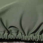 Olive Green Triangle Bikini Set with Metal Details